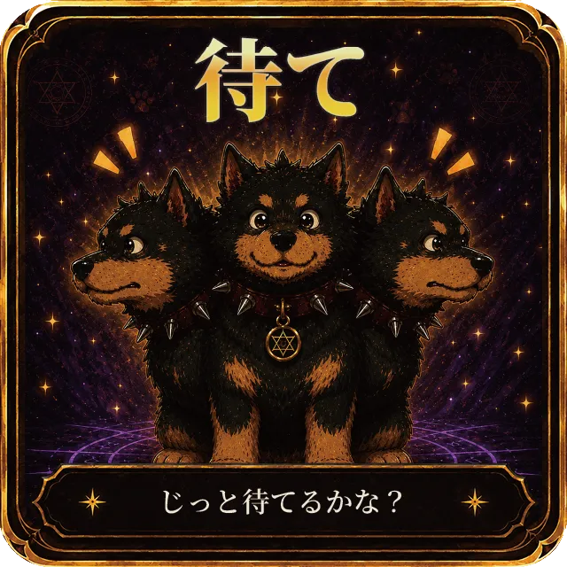 待て